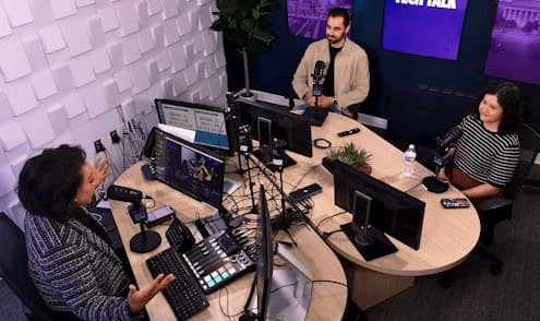 DC News Now's host and guests at the desk